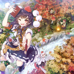 This is a pixiv picture whose title is 僕たちが恋した幻想郷.
