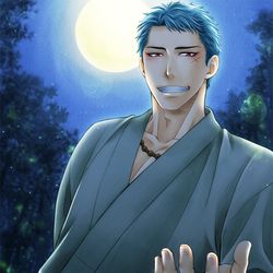 This is a pixiv picture whose title is 月夜の誘い.