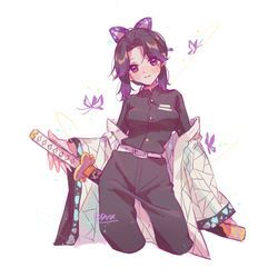 This is a pixiv picture whose title is 胡蝶しのぶ.