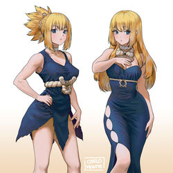 This is a pixiv picture whose title is コハクとルリ.