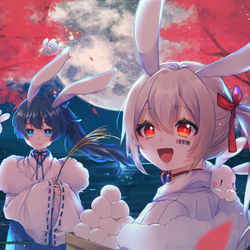 This is a pixiv picture whose title is 中秋の名月.
