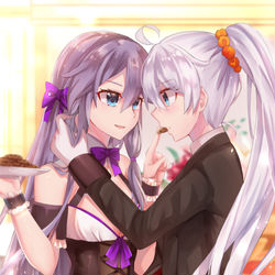 This is a pixiv picture whose title is メイドフカ執事キアナ.