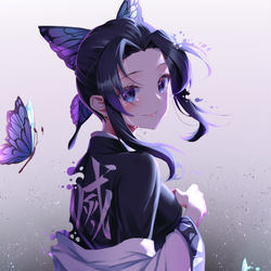 This is a pixiv picture whose title is 胡蝶(｡••｡)⸝❤.
