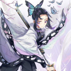 This is a pixiv picture whose title is 蟲柱.