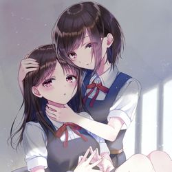 This is a pixiv picture whose title is ambivalence.