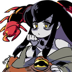This is a pixiv picture whose title is 蛭女まとめ.