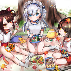 This is a pixiv picture whose title is 運動会とお弁当.