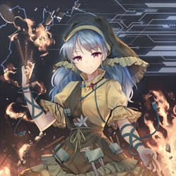 This is a pixiv picture whose title is 袿姫.