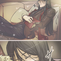 This is a pixiv picture whose title is 【夢｜背中｜旅の果て】.