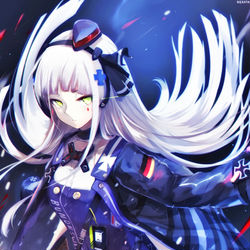 This is a pixiv picture whose title is HK416 MODIII.
