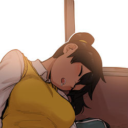 This is a pixiv picture whose title is 電池切れ.