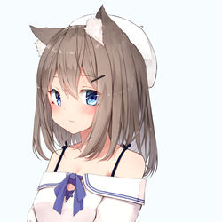 This is a pixiv picture whose title is オフショルセーラー.