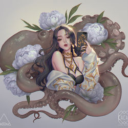 This is a pixiv picture whose title is 🐙OCTOPUS🐙.
