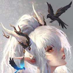 This is a pixiv picture whose title is 明日方舟-光与暗的双子.