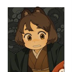 This is a pixiv picture whose title is こま.