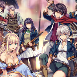 This is a pixiv picture whose title is 覇逆のドラグーン/著：榊一郎先生【宣伝】.