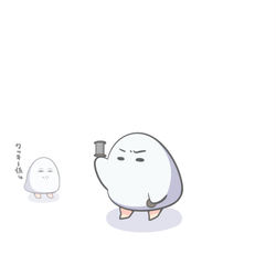 This is a pixiv picture whose title is オレオを分解して合体させるメジェド様.