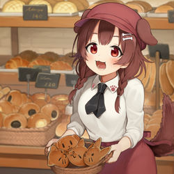 This is a pixiv picture whose title is ころねちゃんの歌ってみたを描きました.