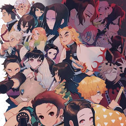 This is a pixiv picture whose title is 【日輪鬼譚6】告知イラスト.