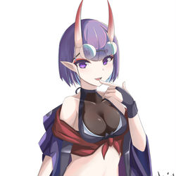 This is a pixiv picture whose title is 酒吞童子.