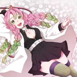 This is a pixiv picture whose title is 甘露寺蜜璃.