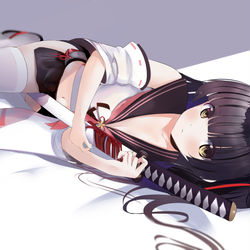 This is a pixiv picture whose title is 夕暮改.