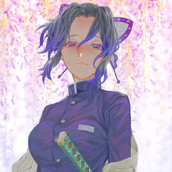 This is a pixiv picture whose title is 「しのぶ、」.
