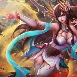 This is a pixiv picture whose title is Irelia.