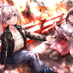 This is a pixiv picture whose title is 私服むさかべ.