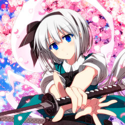 This is a pixiv picture whose title is 斬りますよっ.