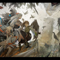 This is a pixiv picture whose title is 激斗.