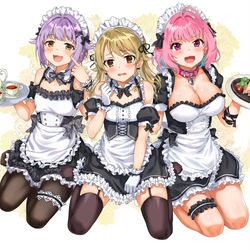 This is a pixiv picture whose title is Maids girls 3.