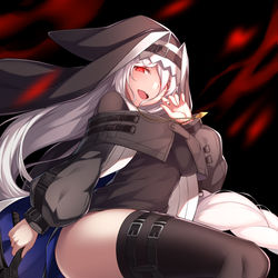 This is a pixiv picture whose title is 肉斩骨断！.