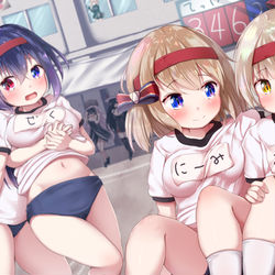 This is a pixiv picture whose title is 運動会.