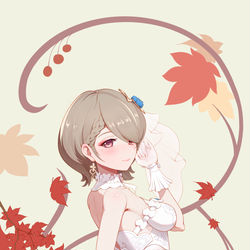 This is a pixiv picture whose title is 花嫁丽塔.