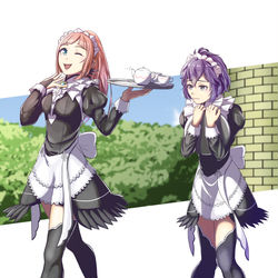 This is a pixiv picture whose title is メイド研修.