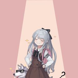 This is a pixiv picture whose title is 外婆与孙女。（雾）.