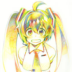 This is a pixiv picture whose title is 虹.
