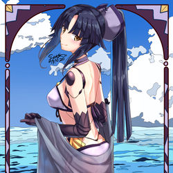 This is a pixiv picture whose title is 水着段蔵ちゃん.