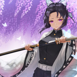 This is a pixiv picture whose title is 蟲柱.