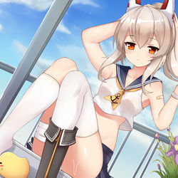 This is a pixiv picture whose title is 绫波.