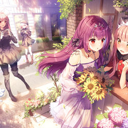 This is a pixiv picture whose title is Flower Shop.
