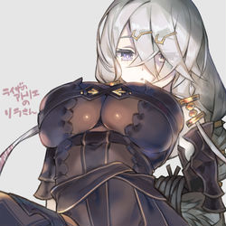 This is a pixiv picture whose title is 後ろ手に縛られてるリラさん.