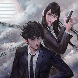 This is a pixiv picture whose title is A.I.M.S..