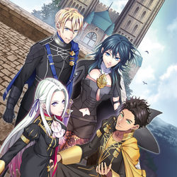 This is a pixiv picture whose title is 先生と支援S!表紙[３学級先生争奪本].