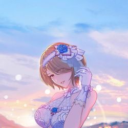 This is a pixiv picture whose title is 丽塔花嫁.