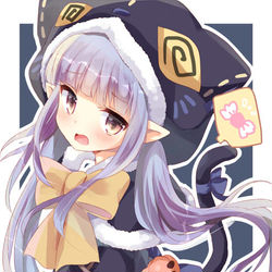 This is a pixiv picture whose title is お菓子をくれないと…….