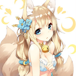This is a pixiv picture whose title is 新月.