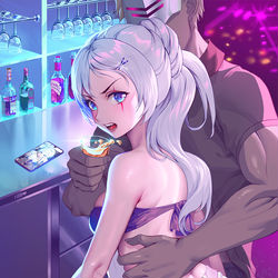 This is a pixiv picture whose title is 潜入ミッション.