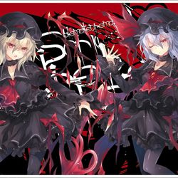 This is a pixiv picture whose title is 秋季例大祭新作プレイマット3つめ❤️.
